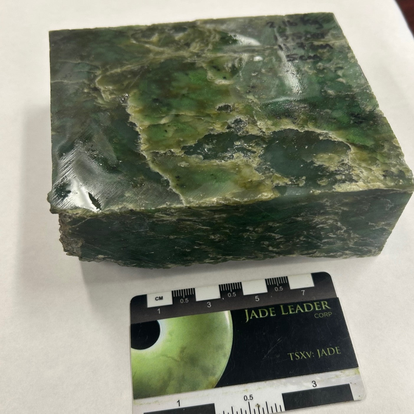 Washington State White/Green Jade 1016