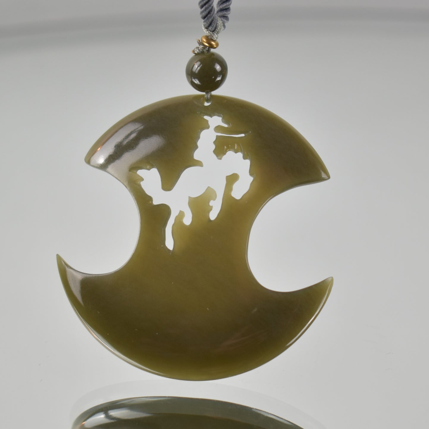Sky Jade Rider Pendant 10003