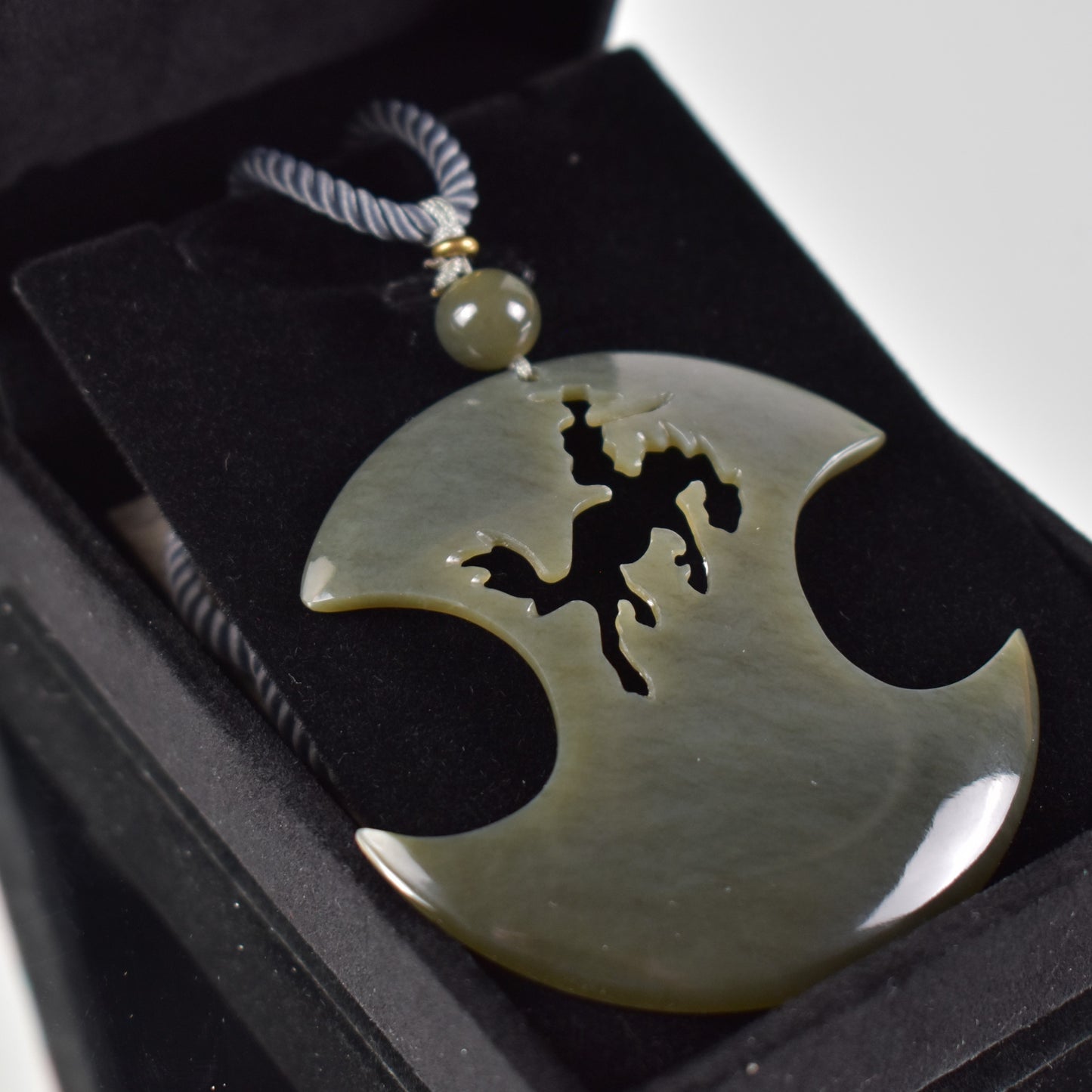 Sky Jade Rider Pendant 10003