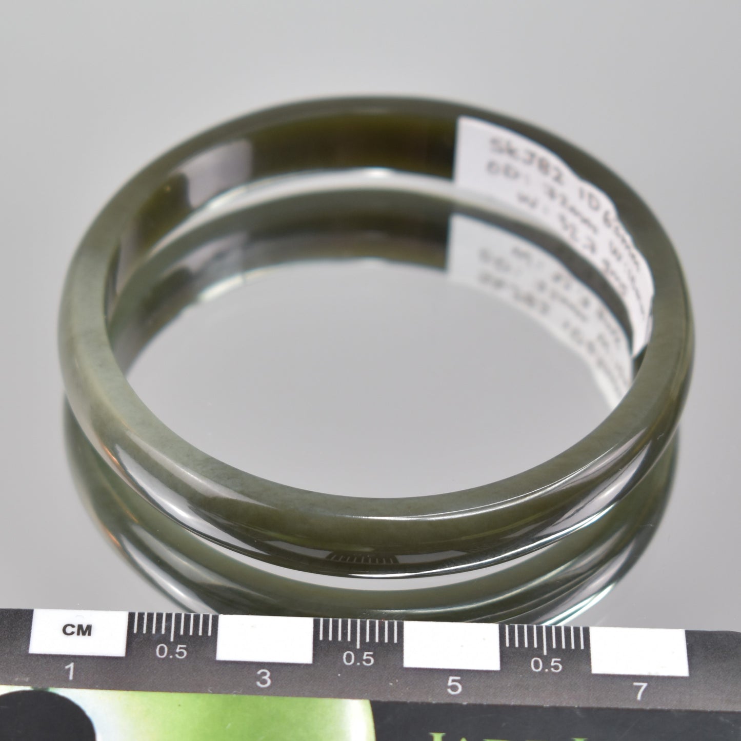 Sky Jade Bangle 10007