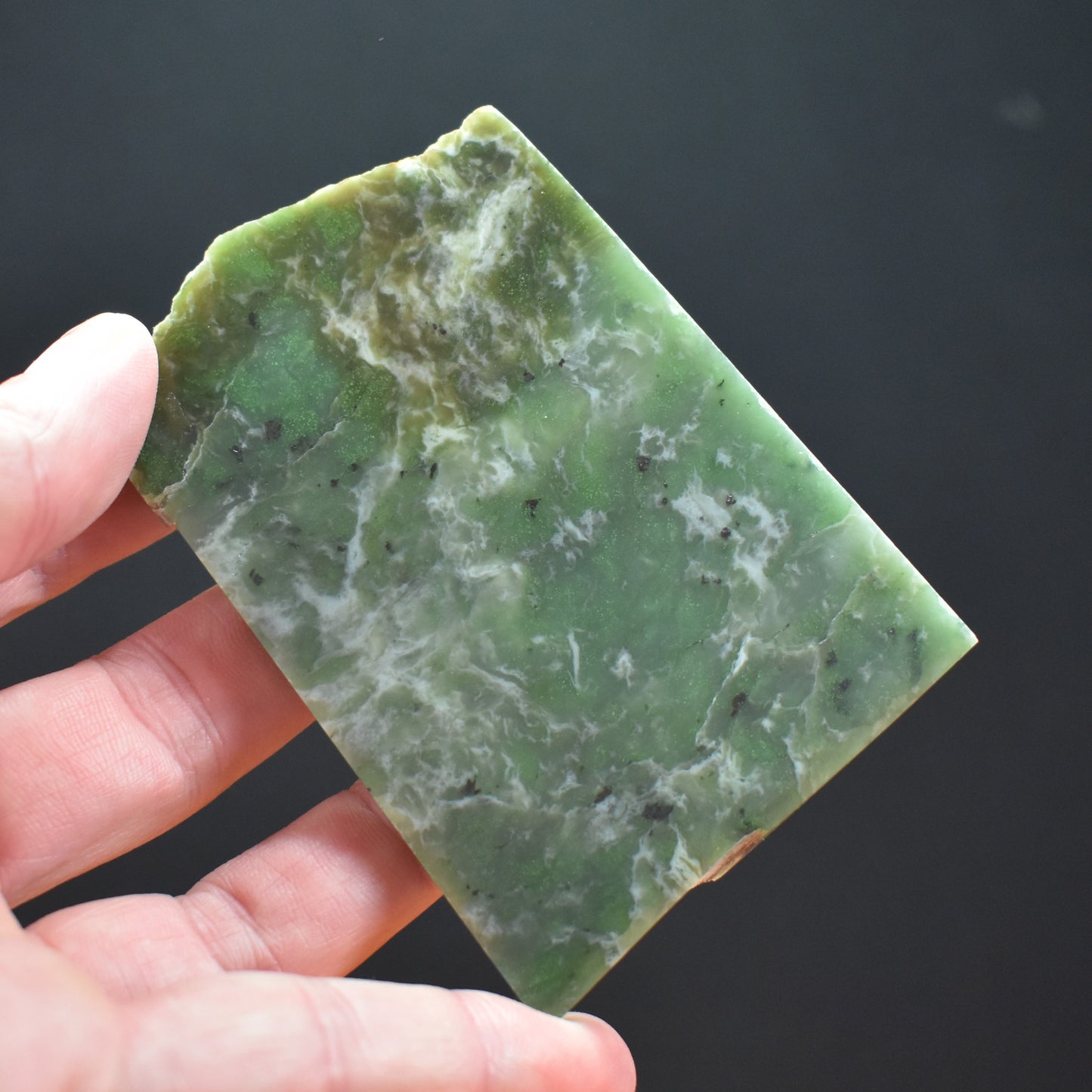 Washington State White/Green Jade