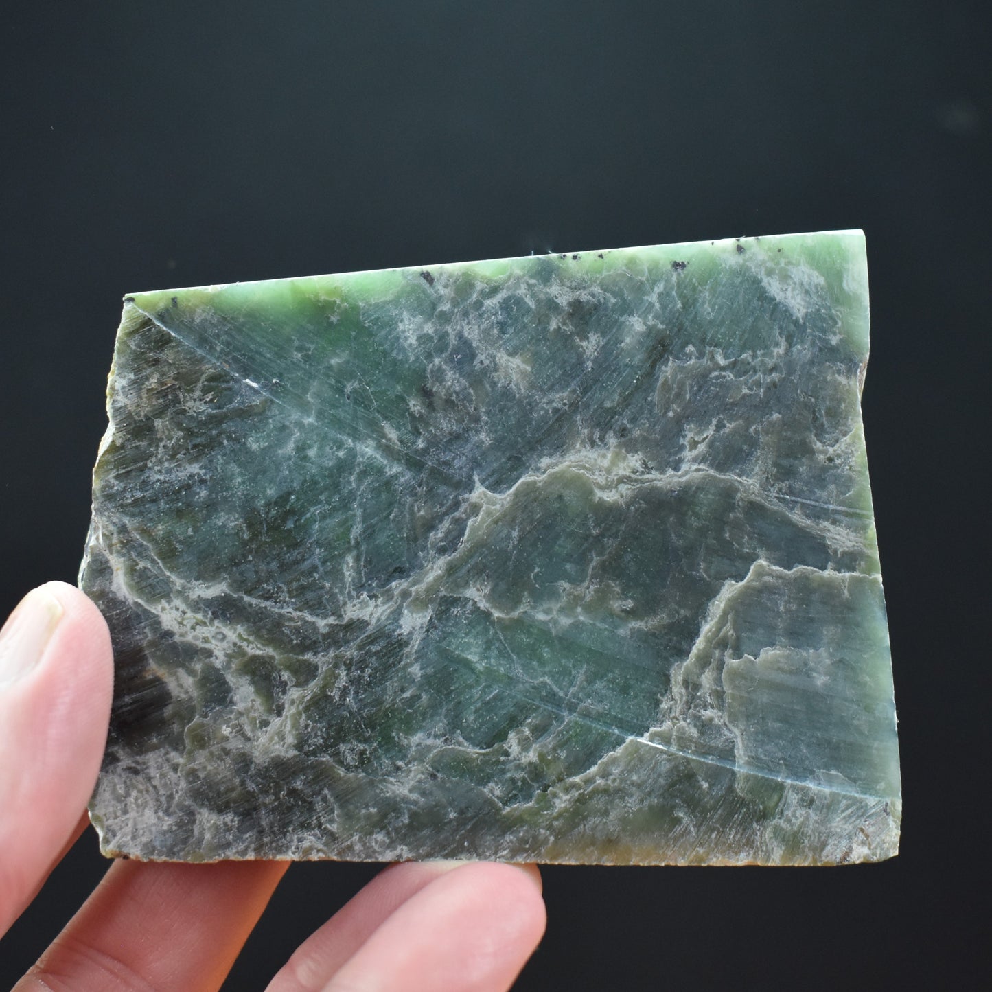 Washington State White/Green Jade